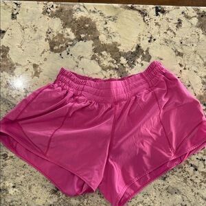 Lululemon 2.5” Hottie Sonic Pink Shorts